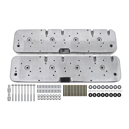 Cfr Performance Coil Valve Covers Adapter Kit - Polished for Chevy LS HZ-8000-POL